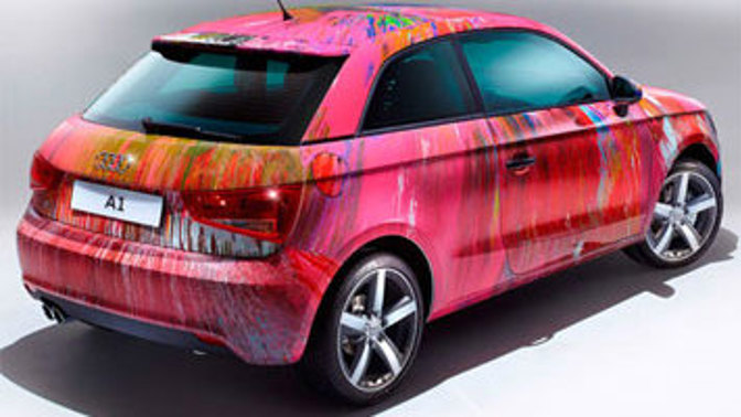 Audi A1 od Damiena Hirsta