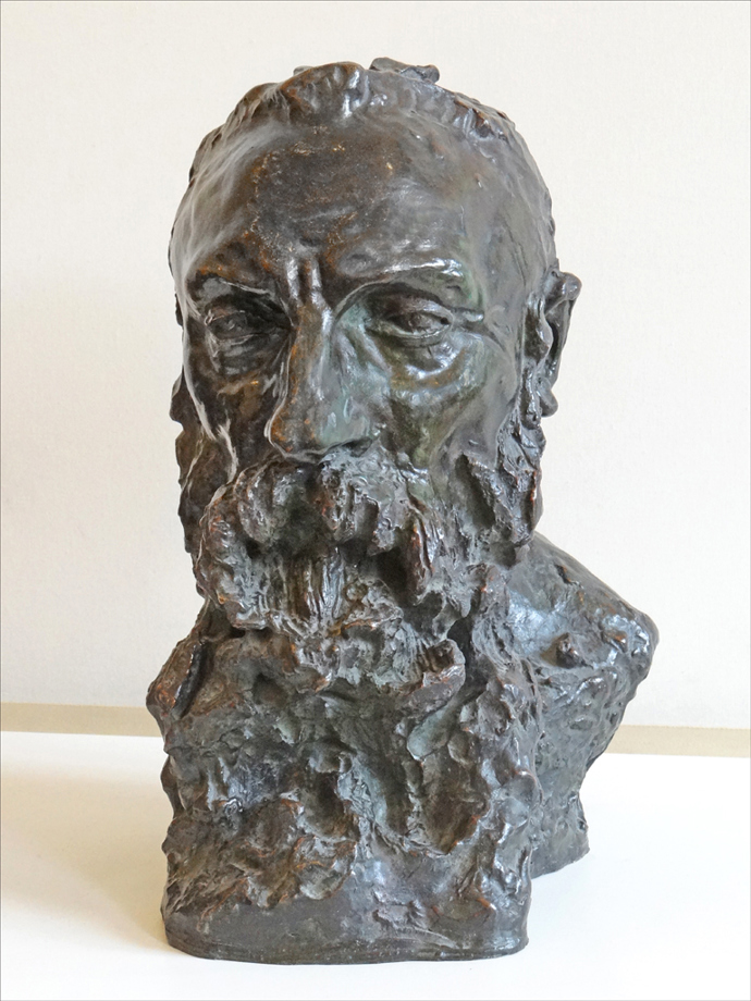 Hlava Auguste Rodina od Camille Claudel Hlava Auguste Rodina od Camille Claudel