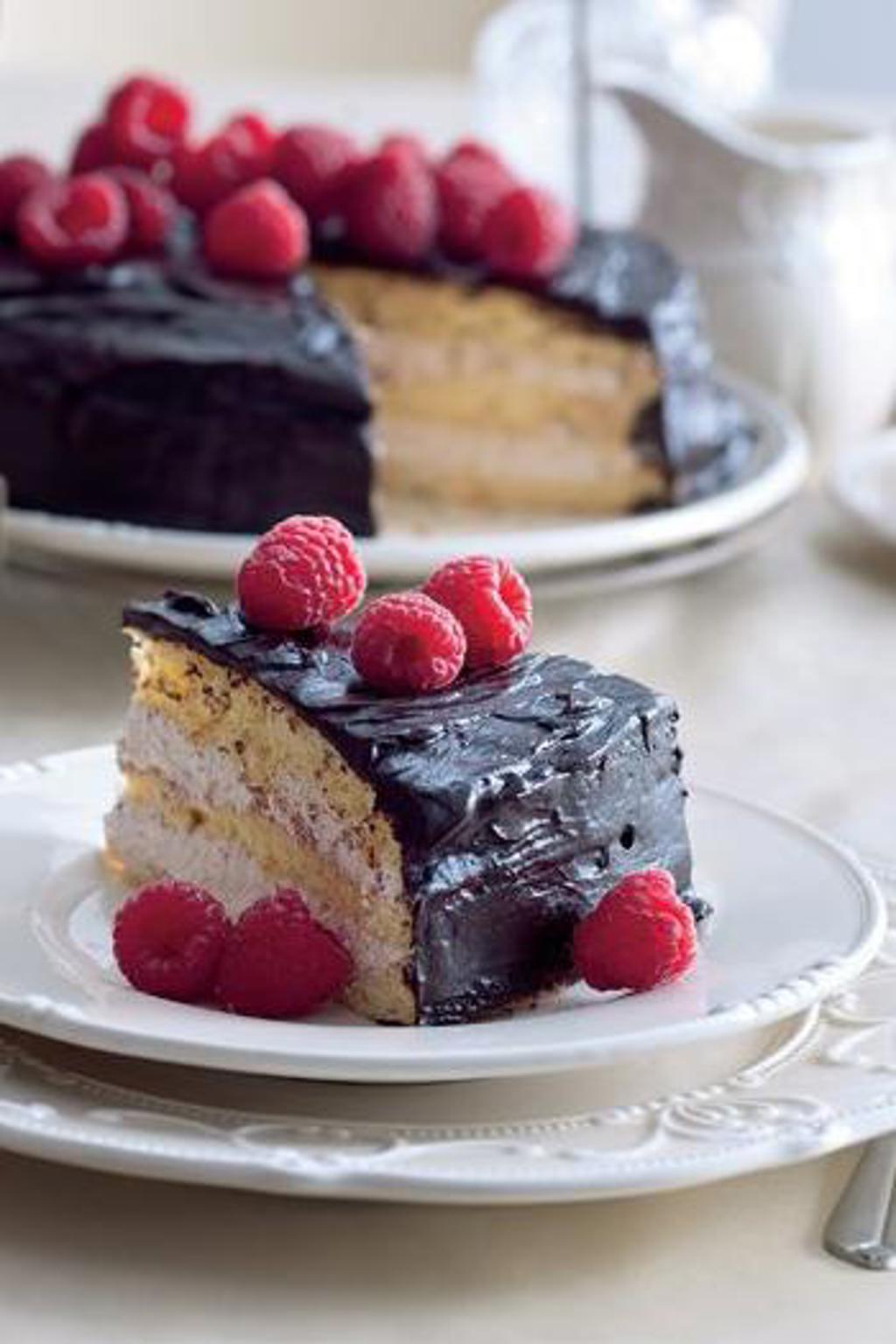 Recept na vanilkový dort s malinovým krémem Recept na vanilkový dort s malinovým krémem