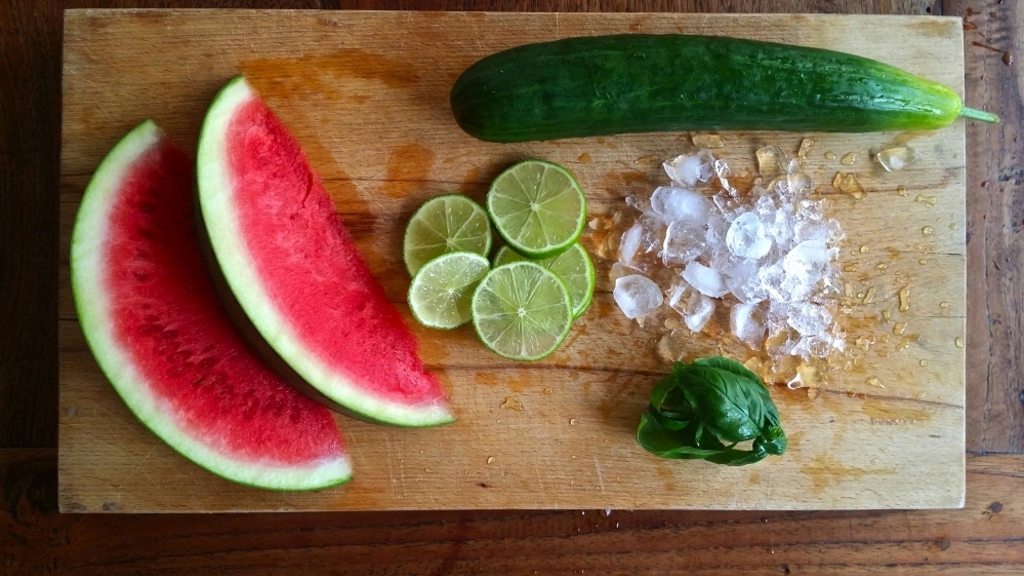 ELLE Menu: Melounovo-okurkový detoxikační drink