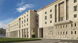 Vizualizace římského hotelu Bulgari
