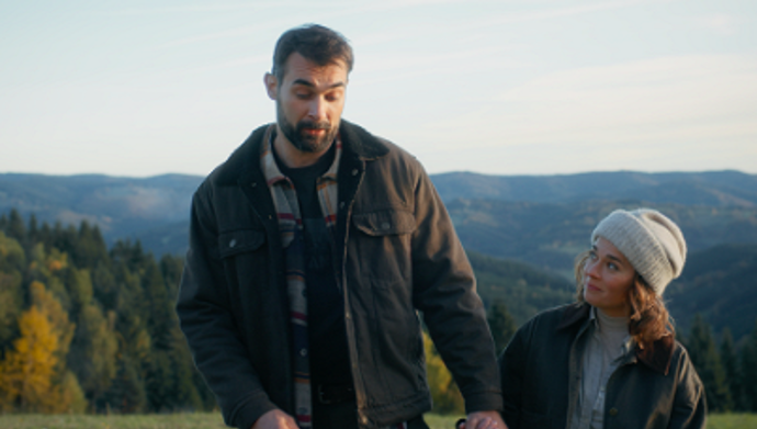 Pavla s Adamem Vaculou ve filmu Dřevorubec Pavla s Adamem Vaculou ve filmu Dřevorubec