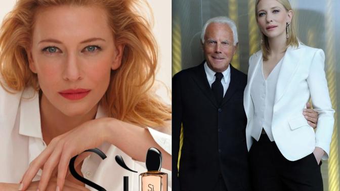 Cate Blanchett novou Armaniho múzou