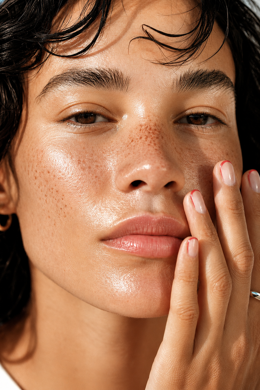  Spicy french manicure