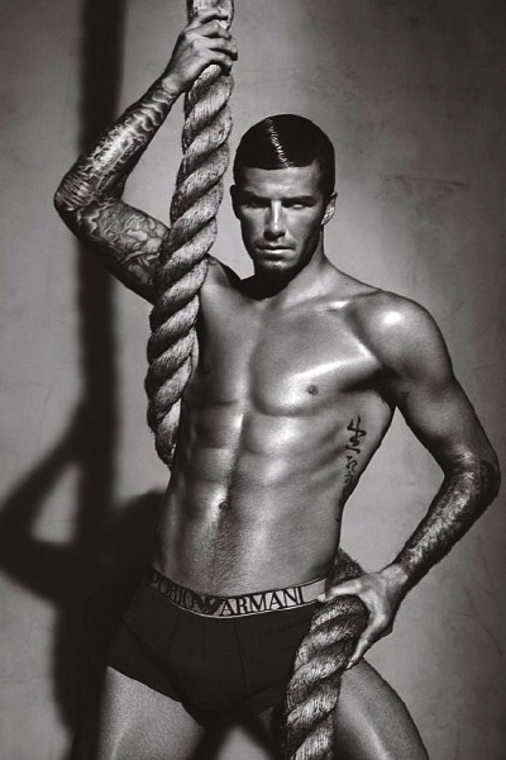 David Beckham v kampani pro Emporio Armani