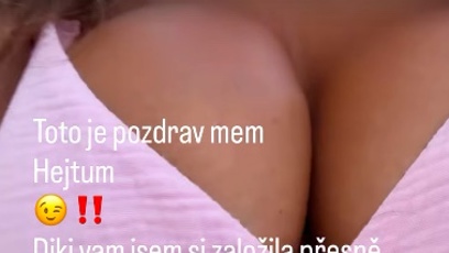 FOTO: Anife Vyskočilová se pochlubila svým poprsím a poslala jasný vzkaz hejtrům.