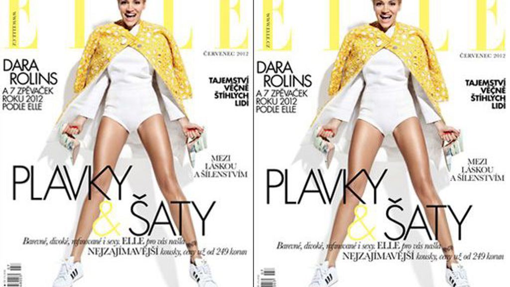 Dara Rolins na obálce ELLE Dara Rolins na obálce ELLE