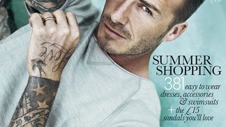 David Beckham a britská ELLE