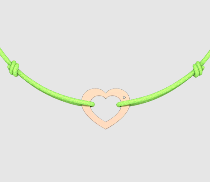 Diamantový náramek se šňůrkou Love, 4040 Kč, prodává Alove