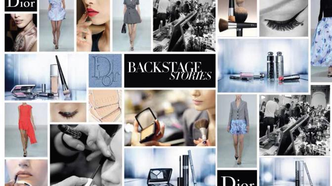 Dior backstage