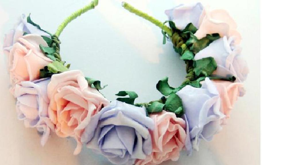 DIY: Květinová čelenka