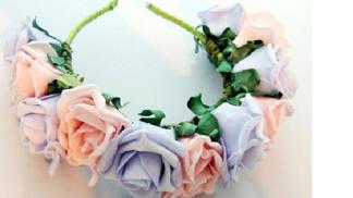 DIY: Květinová čelenka