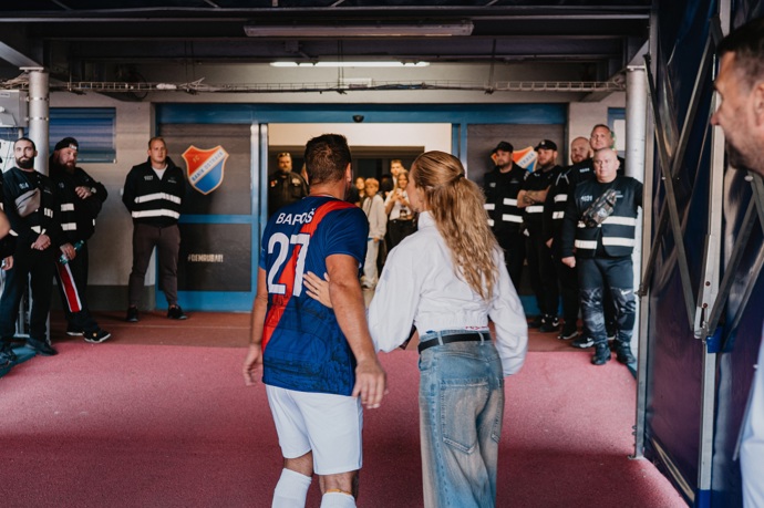 Tereza Barošová přišla podpořit bývalého muže.