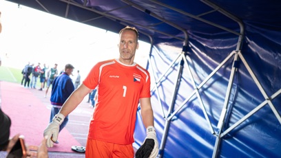 FOTO: Petr Čech podpořil Milana Baroše.