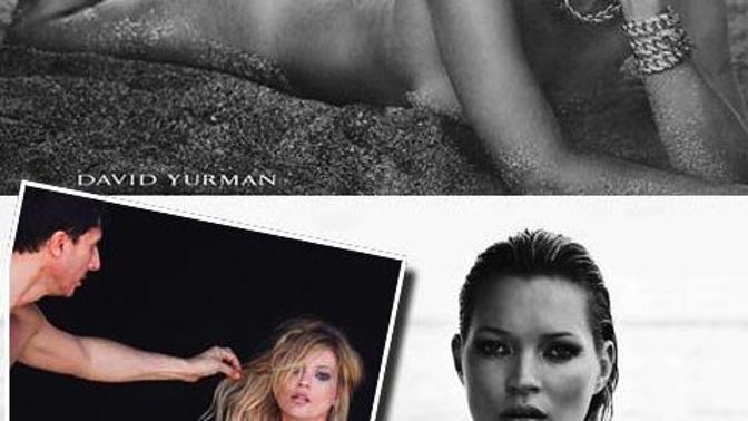 Kate Moss se svlékla pro reklamu na šperky