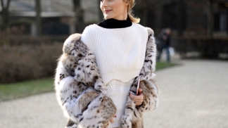 Cool i v mrazu. Street style hvězdy na pařížském fashion weeku
