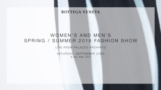ELLE live: Bottega Veneta jaro - léto 2018