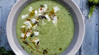 Elle Menu: Brokolicová polévka s kozím sýrem