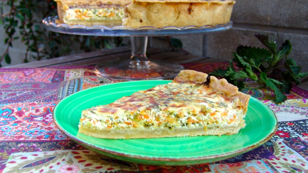 ELLE Menu: Jarní quiche s kopřivou