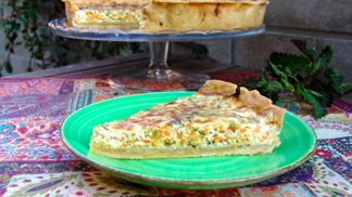 ELLE Menu: Jarní quiche s kopřivou