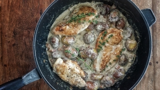 ELLE Menu: Kuře na jedlých kaštanech