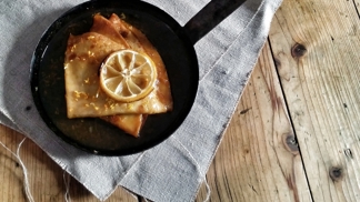 ELLE Menu: Špaldové palačinky à la Crêpes Suzette