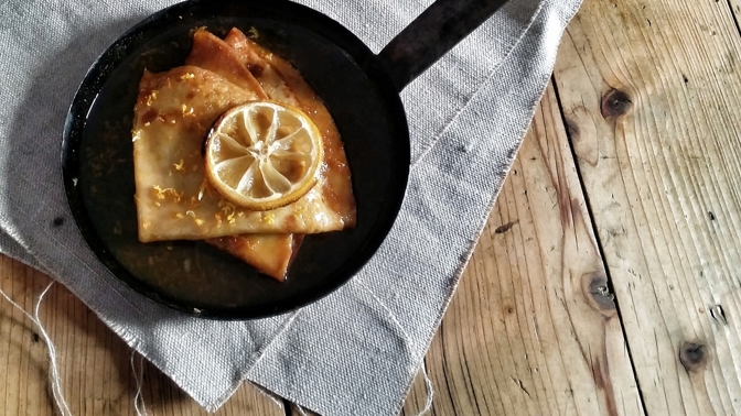 ELLE Menu: Špaldové palačinky à la Crêpes Suzette