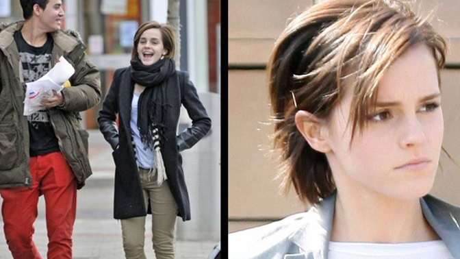Emma Watson: z krátkovlásky na mikádo