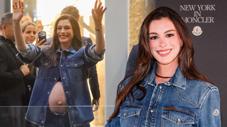 Anne Hathaway se pochlubila těhotenským bříškem. Anne Hathaway se pochlubila těhotenským bříškem.