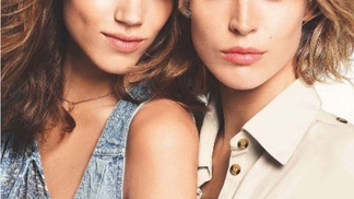 Freja a Anne v kampani H&M