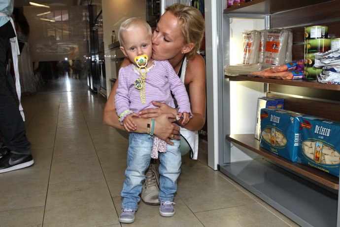 Salma byla malá roztomilá blondýnka. 