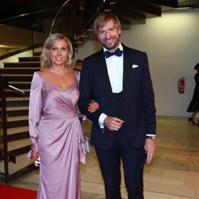 Adam s manželkou Olgou na karlovarském festivalu