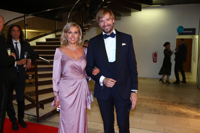 Adam s manželkou Olgou na karlovarském festivalu