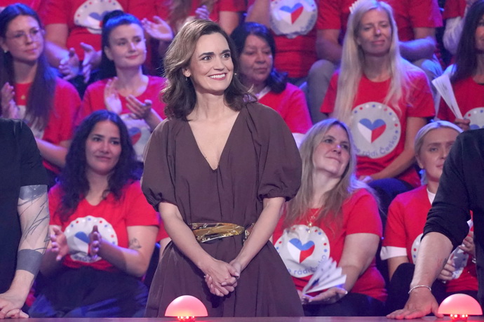 Daniela Brzobohatá v pořadu Máme rádi Česko. 