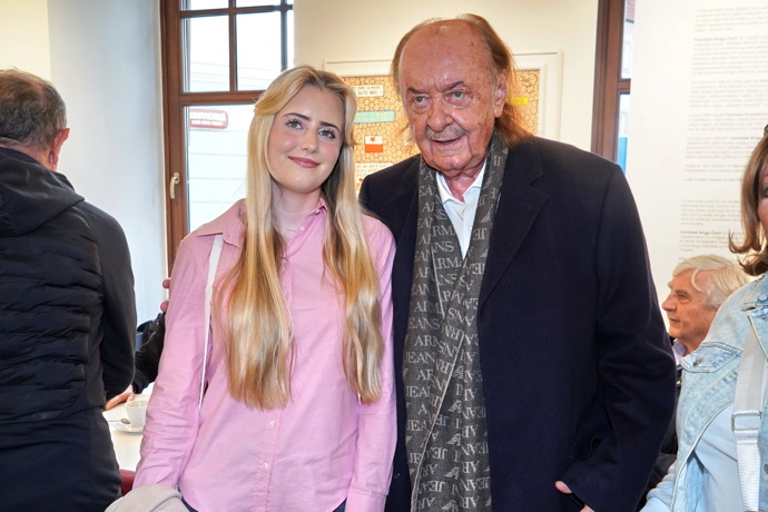 František s nejmladší dcerou Emilly Ann František s nejmladší dcerou Emilly Ann