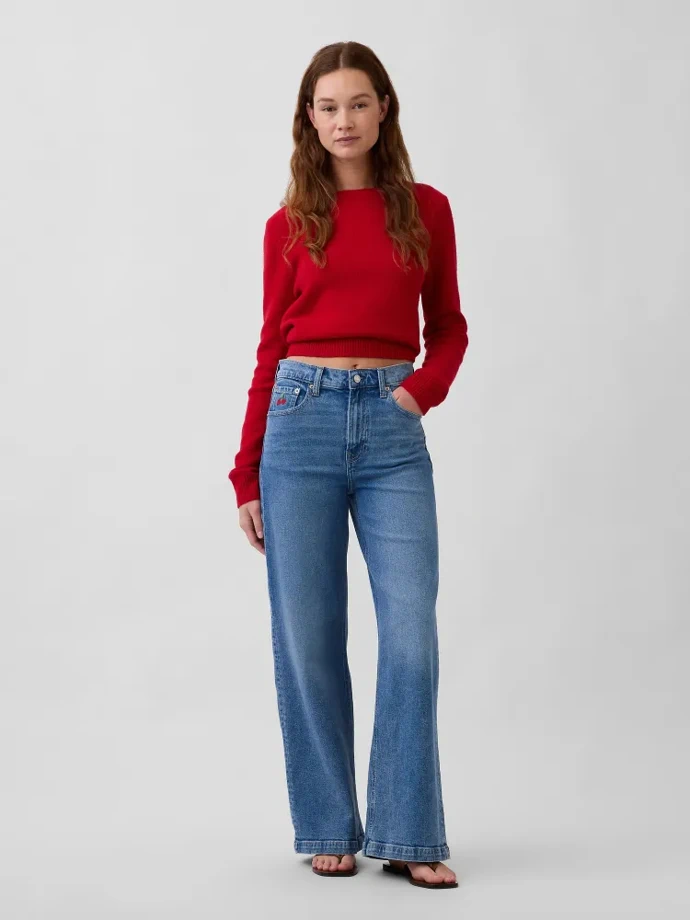 Džíny s vysokým pasem Wide Leg, GAP, 1 999 Kč