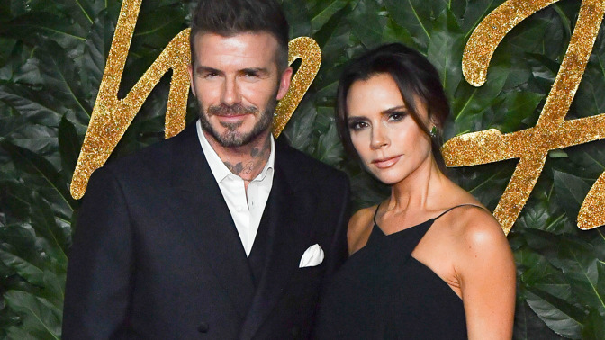 David Beckham and Victoria Beckham