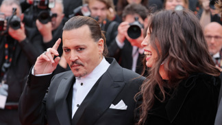  

Johnny Depp na zahájení 76. ročníku festivalu v Cannes

