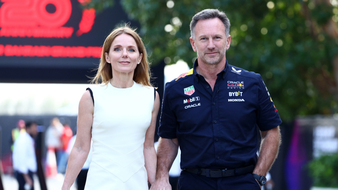  

Geri Halliwell s nevěrným manželem Christianem Hornerem
