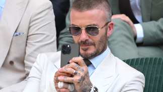  David Beckham na Wimbledonu