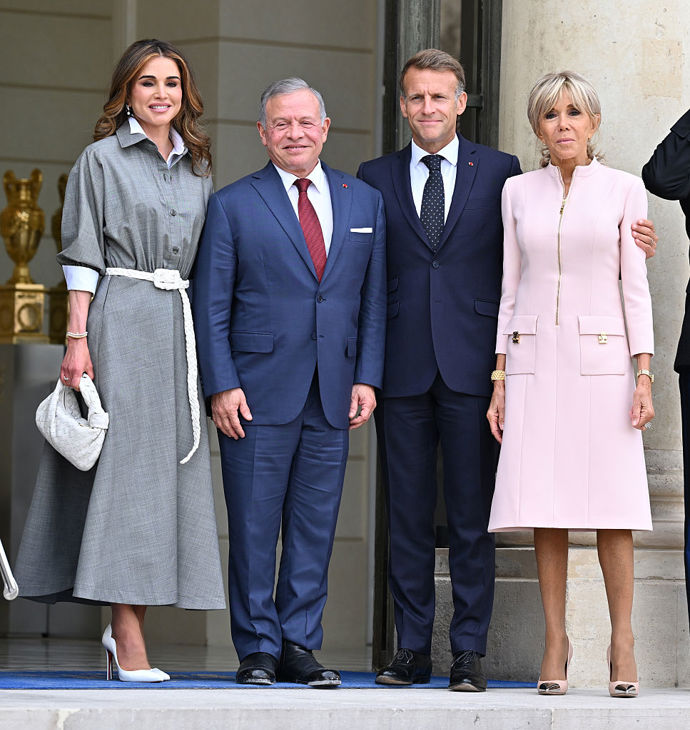 Nádherná královna Ranija: Tyto elegantní šaty oblékla k českému i francouzskému prezidentovi. Inspirujte se Nádherná královna Ranija: Tyto elegantní šaty oblékla k českému i francouzskému prezidentovi. Inspirujte se