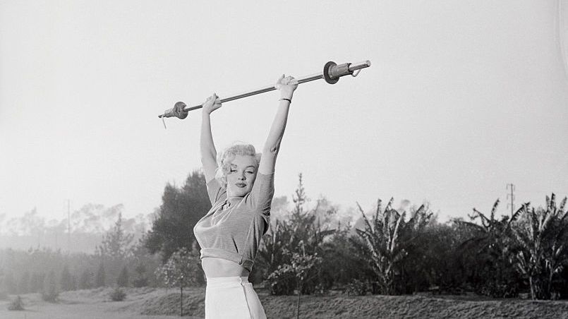 Marilyn Monroe, cvičení