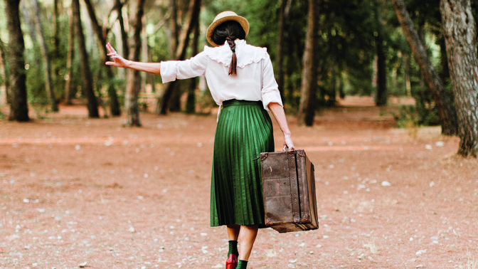 Woman in nature