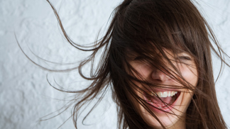 Smiling young woman