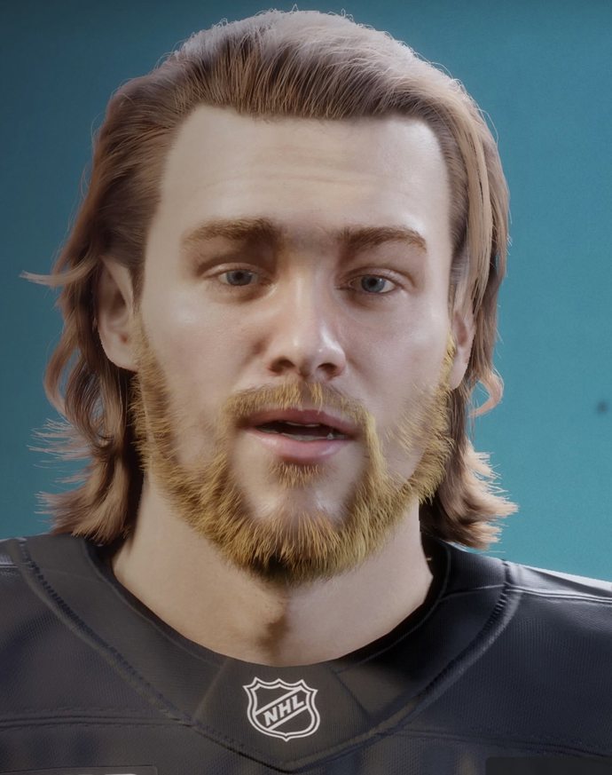 Toto je podoba Davida Pastrňáka v NHL 27.