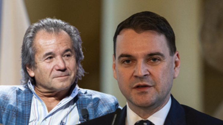 Prezident Petr Pavel, Andor Šándor a Petr Macinka