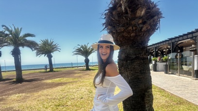 FOTO: Nicol Ungerová je velmi veselá.