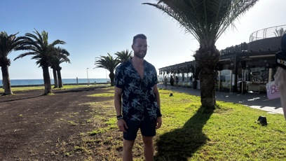 FOTO: Matěj Podlezl na Kanárských ostrovech.