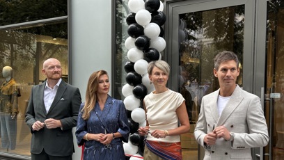 FOTO: Dana Morávková na slavnostní otevření zrekonstruované prodejny Marks & Spencer.