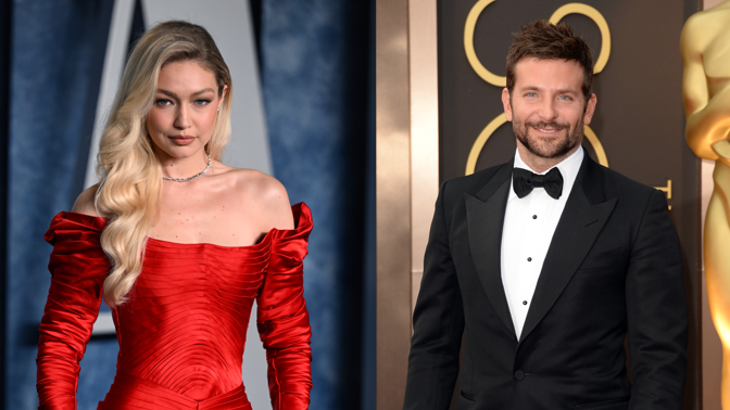 Gigi Hadid a Bradley Cooper Gigi Hadid a Bradley Cooper